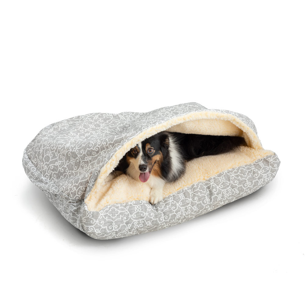 Snoozer Indoor/Outdoor Solarium Rectangle Cozy Cave Dog Bed - Wag Collection Snoozer Pet Products 
