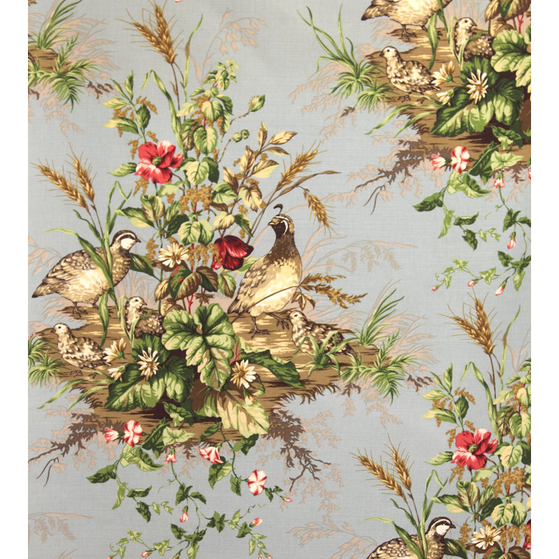 Tissu Edwin's Covey, Multicolore / bleu Londres