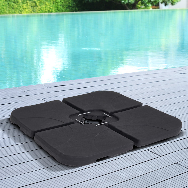 Base de parasol autoportante en plastique