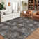 Edgardo Modern Machine Washable Rug for Living Room Bedroom Non-Slip Area Rugs Foldable Rugs for Playroom Office Kitchen Dinning Room Entryway