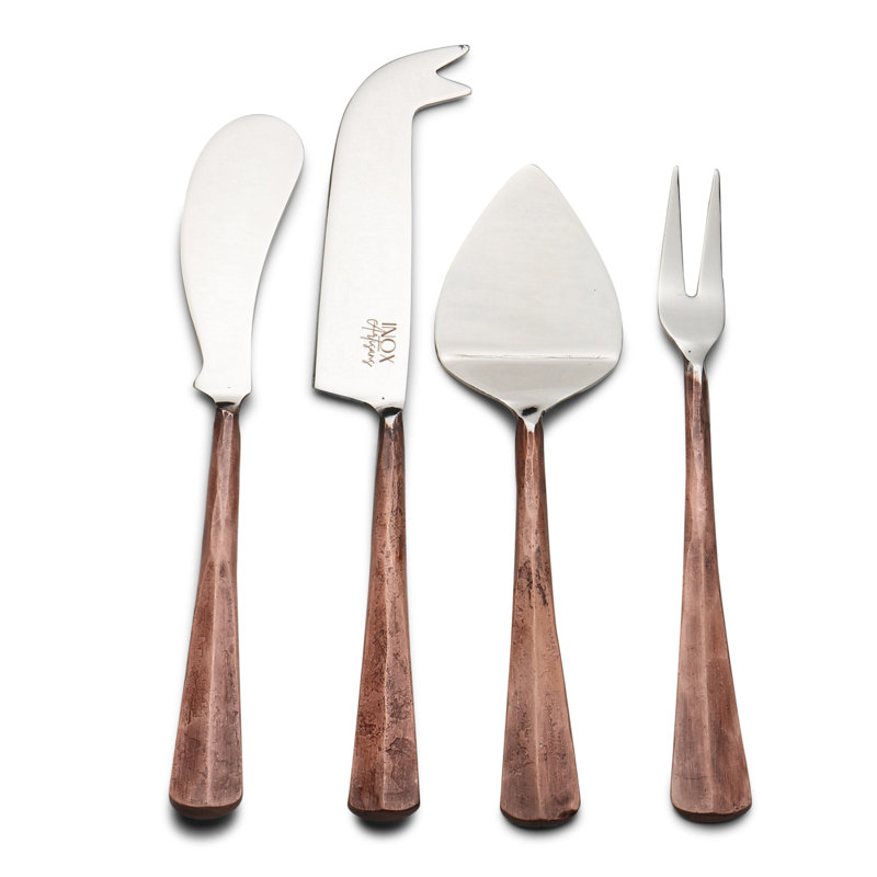 Accessoires pour fromage antique en cuivre Ridge Design, 4 pièces Ensemble