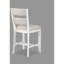 Ensemble de 2 chaises d'appoint de style campagnard à hauteur de comptoir-695002841