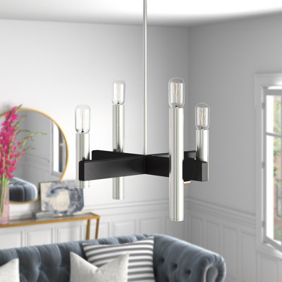 Lustre linéaire moderne à 4 lumières Shelby