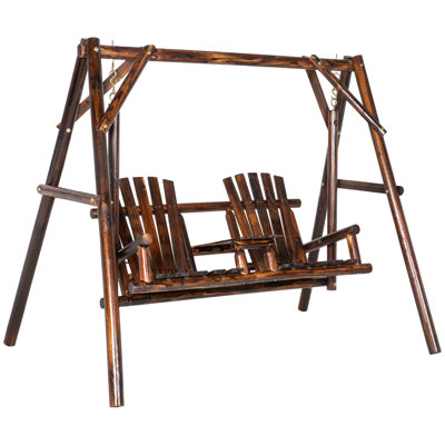  Banc de patio rustique en bois