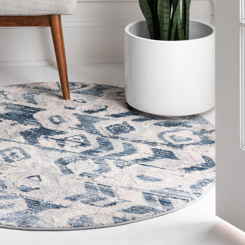 Tapis caspien Rugs.com Aktau, Rond 7 pi 10 po