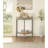 Justino Natural Oak & Gray Finish Console Table