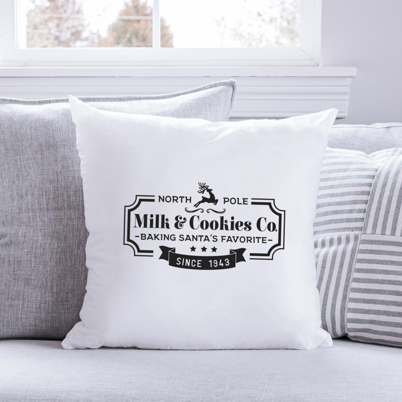 coussin décoratif en polyester Christmas-07, 20 po x 20 po