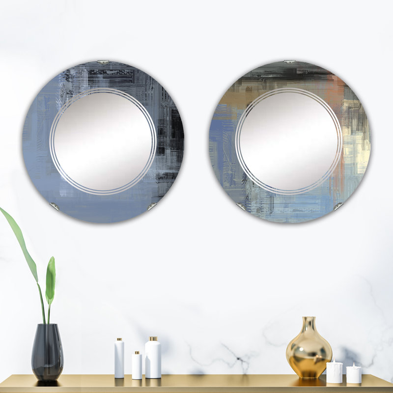 Ensemble de 2 miroirs sans cadre