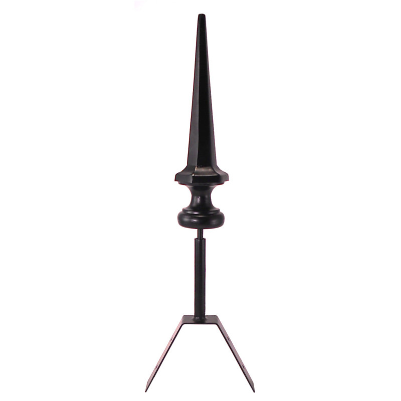 Fleuron de toit Kyoto, Noir mat, H 24 po x l 5,5 po x P 6,5 po