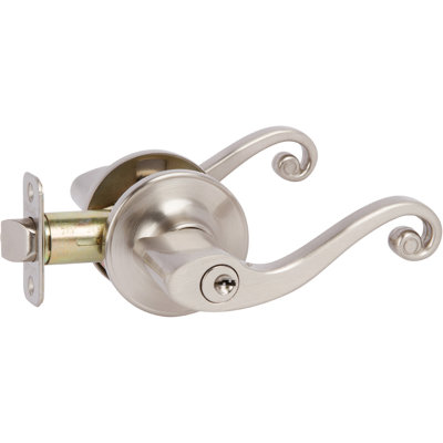 Callan Lexington Entry Door Lever Satin Nickel