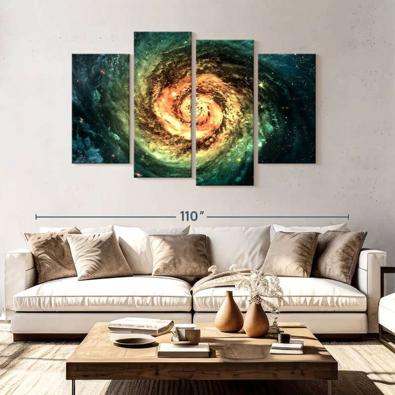 Oberle Spiral Galaxy, 54" H x 84" W