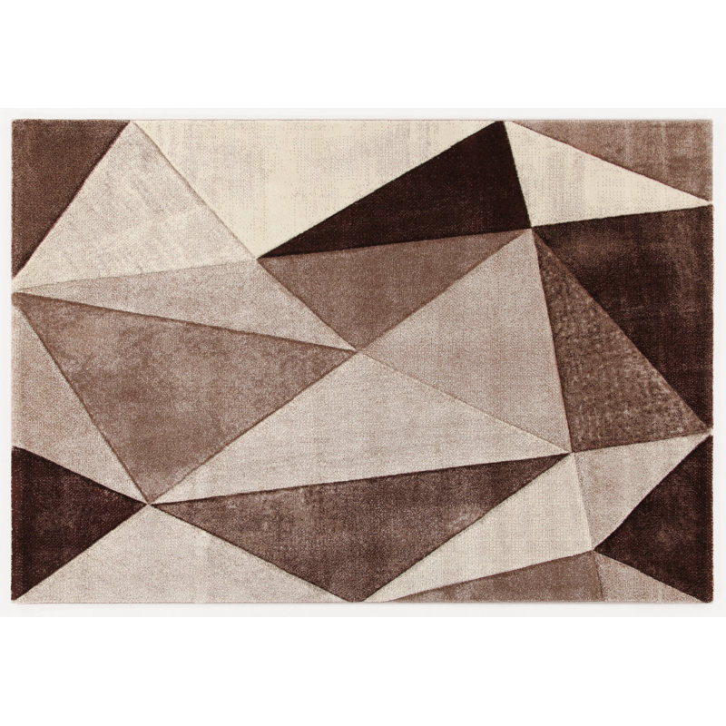 Square Rala Abstract Area Rug, Rectangle 200 x 300cm