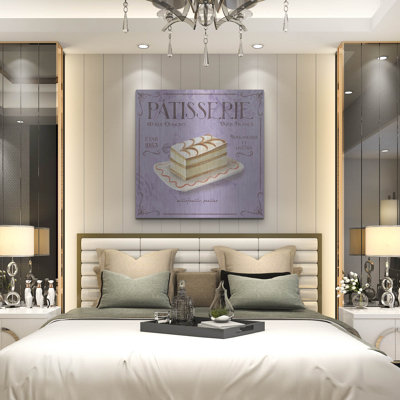 «Patisserie 8» par Fiona Stokes-Gilbert, art mural en métal, 36 po x 36 po