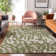 Premium Machine Washable Prisco Green Rug