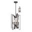 Algertha 4 - Light Steel Dimmable Geometric Chandelier-645982001