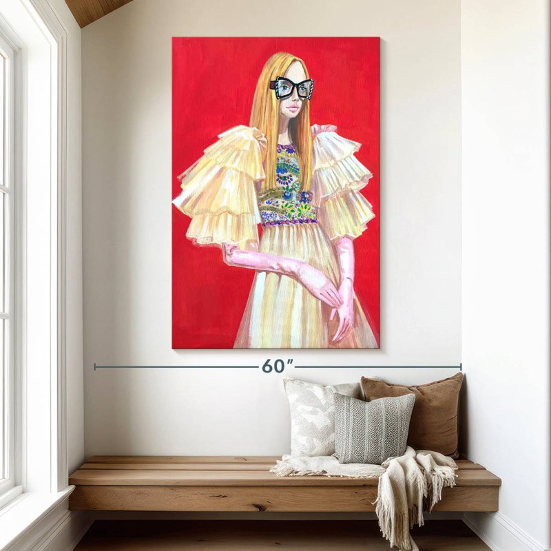 Shuttleworth Glamorous Lady, 51" H x 34" W