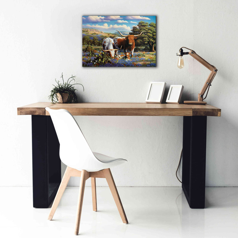 «Living Legends» par R. Hed, art mural sur toile, L 26 po x H 18 po x P 0,75 po