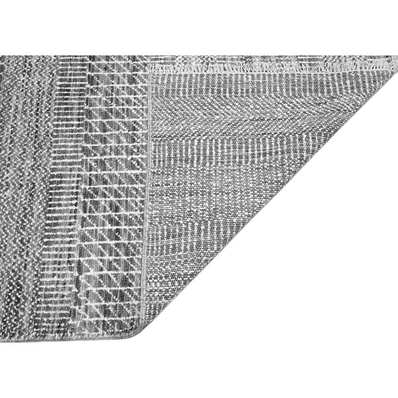 Area Rug in Light Gray, Rectangle 9' x 12'