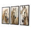 Portrait de cheval sophistiqué - ensemble de 4 reproductions d'art mural-1392448328-1392448325