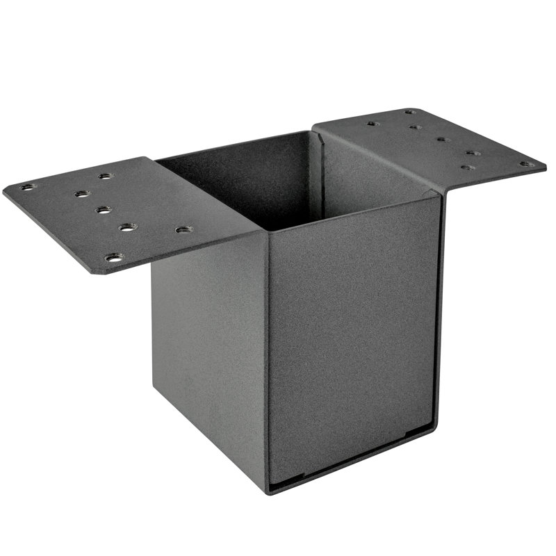 Granite Steel Mailbox Post Height Extension with Lockable Feature