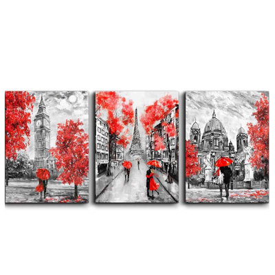 3 Piece Wrapped Canvas Print