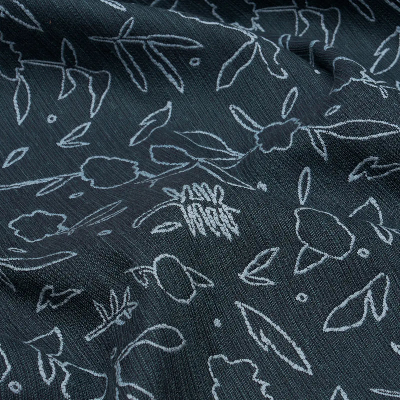 Tissu Schumacher X Caroline Z Hurley, Bleu