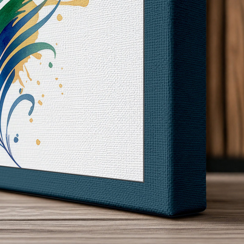 Print, 18x12 - 45.7 x 30.5 cm, Teal Border