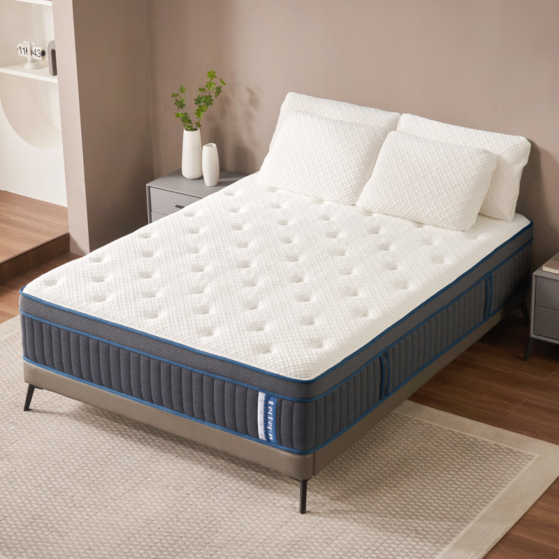 Matelas à ressorts en mousse à mémoire de forme 14 pouces, Lit jumeau extra long