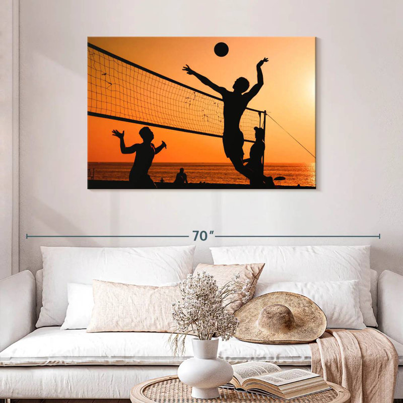 Volleyball de plage Sirci, H 30 po x l 45 po