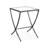 Mathis Modern Hammered Metal Side Table-124258180