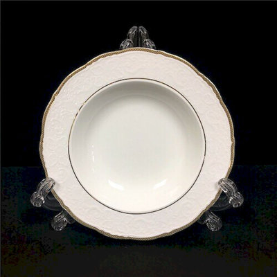 Cercle de gourde en blanc, or