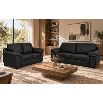 Cheswick 2 Piece Faux Leather Standard Living Room Set