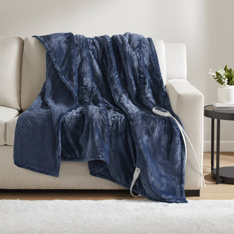 Jeté chauffant Indigo Beautyrest, Indigo