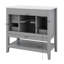 Meuble-lavabo de 36 po avec lavabo, une armoire et trois tiroirs, armoire de rangement avec portes