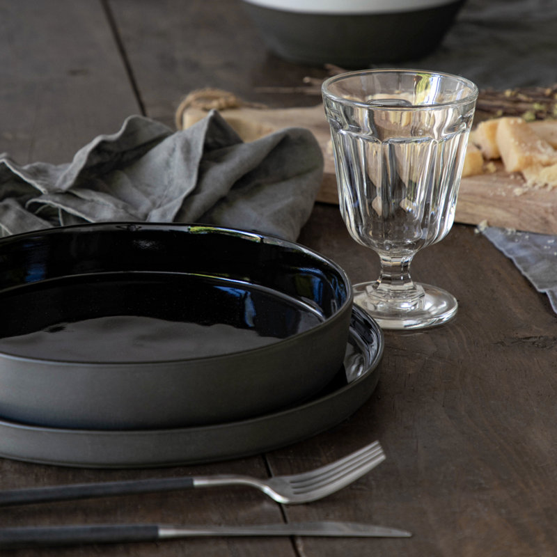 Lagoa Eco Gres Pasta Dish, Black