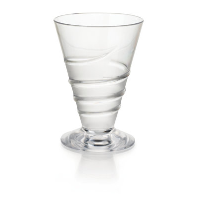 GET ICM-28-CL Cheers BPA-Free Plastic Swirl Beverage Glasses, 14 Ounce, Clear (Set of 12)
