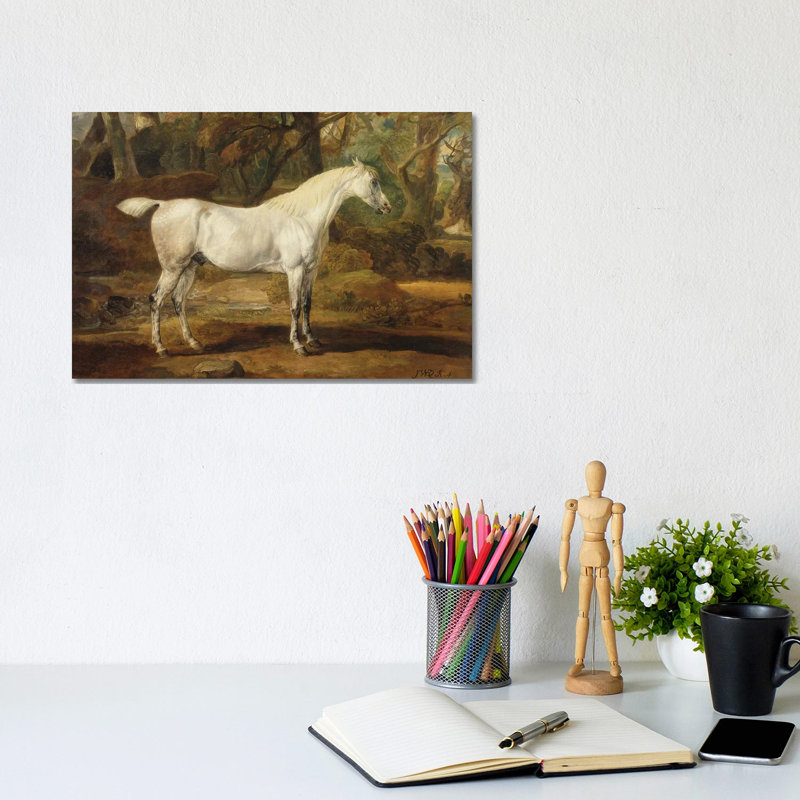 A Bull Of The Alderney Breed by James Ward - Wrapped Canvas Painting, 66.04 cm H x 45.72 cm W x 3.175 cm D