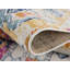 Tapis jaune à motif abstrait Kymiere-13680652