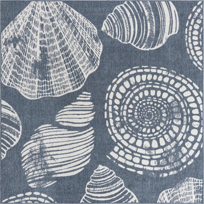 Tapis bleu d'extérieur Ayton