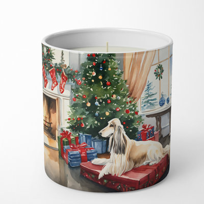 Christmas Tree Scented Tumbler Candle with Ceramic Holder