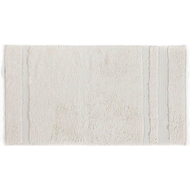 Débarbouillette luxueuse, couleur crème, 19,7 po x 35,4 po | 60% coton / 40% bambou, 20,2 oz / mètre carré | Ultra-doux, très absorbant, lavable à la machine | Parfait pour la salle de bain, le spa ou la salle de sport, design élégant et durable