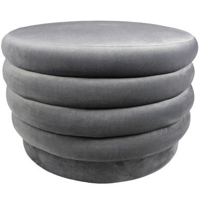Velvet Ottoman