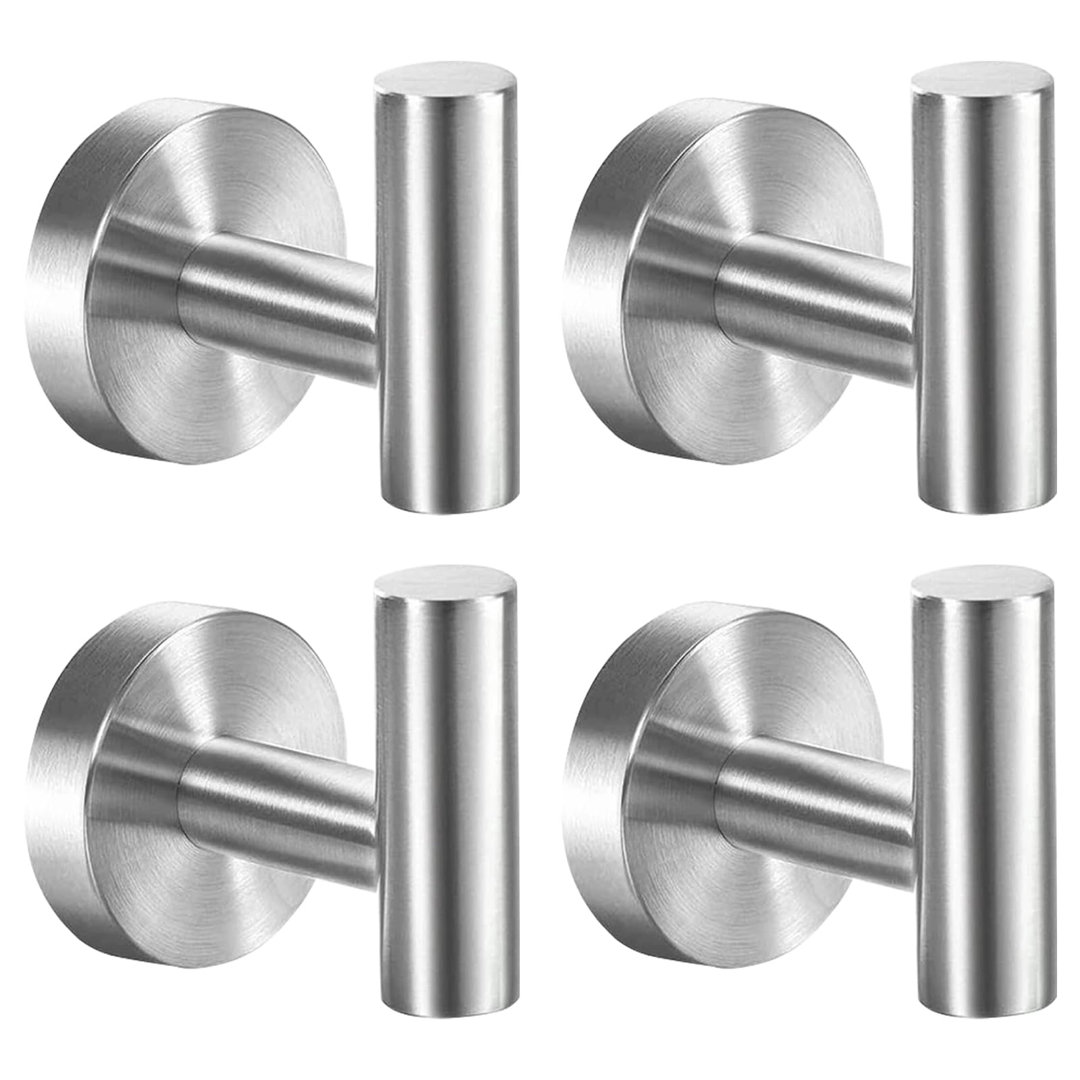 Wall Mounted Towel Hooks Bathroom Towel Hooks (Set of 4) maiguoone 