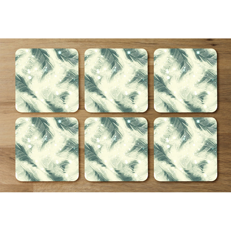 Square 6 Piece Coaster Set