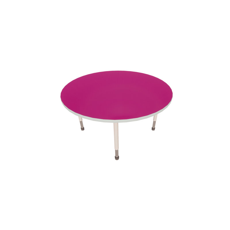 Tableau blanc - Tableau blanc - Pieds de luxe - ronds - 42 po de diamètre, H 29 po x L 42 po x l 42 po, blanc