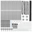 Hexagon Fence Grey 50 M Steel-79395330