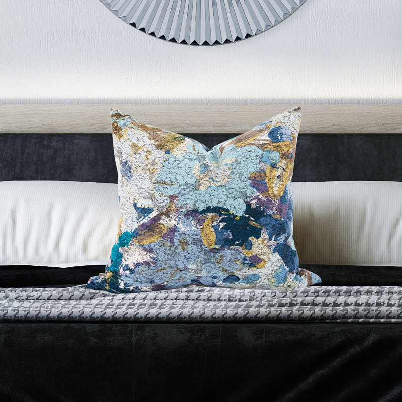  Housse de coussin carré et insert, H 20 po x l 20 po