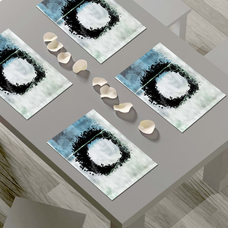 Napperon abstrait en polyester
