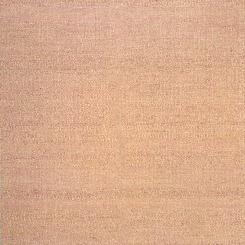 Solid Kilim Silk Rug, Pink