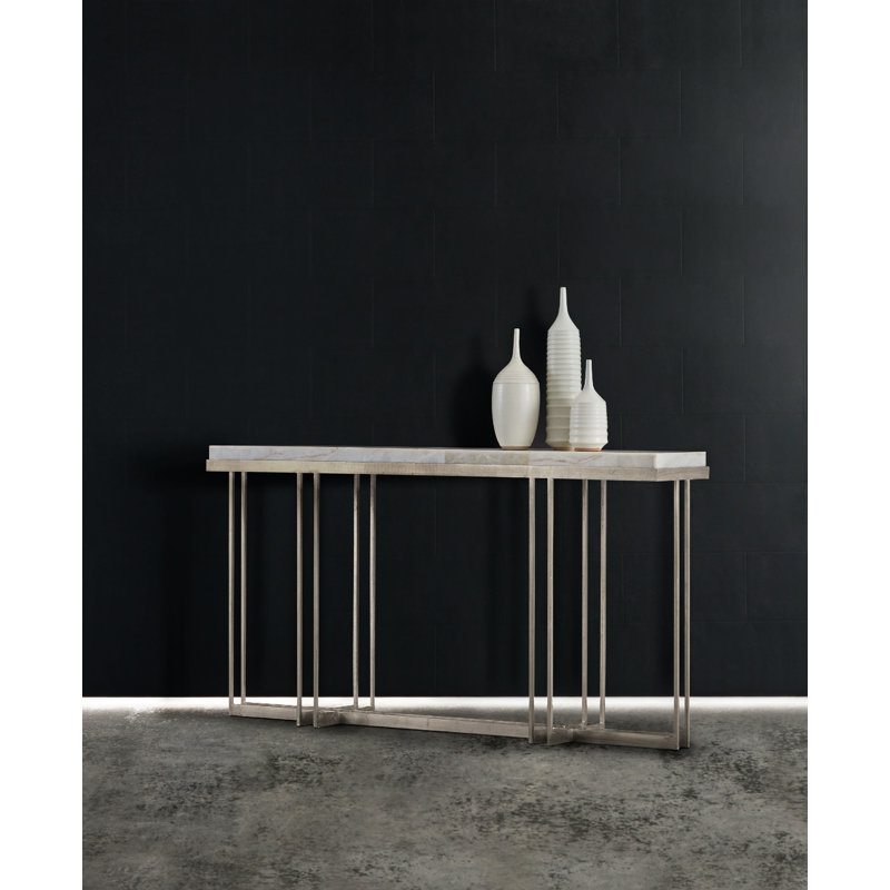 Melange 64.75'' W Stone Console Table